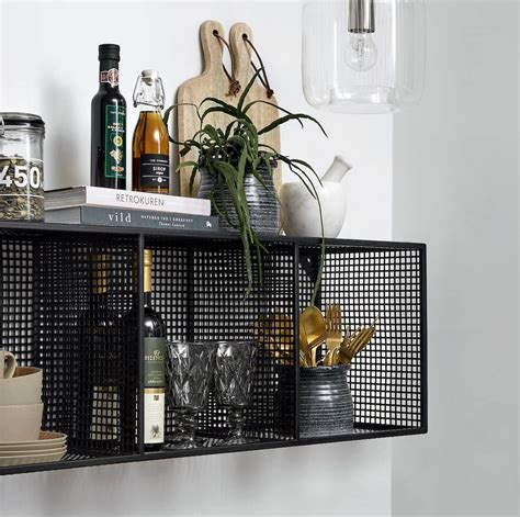 black metal box shelves|trendy black wall shelves.